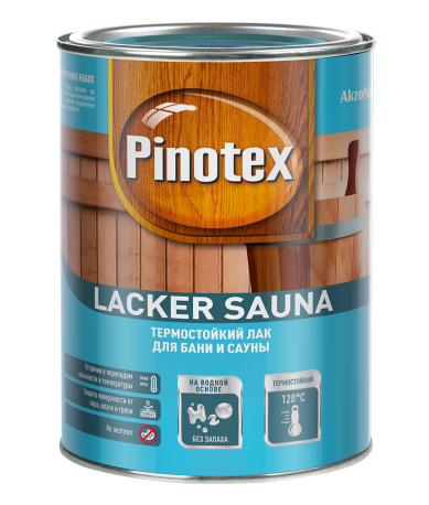 Лак Pinotex Lacker Sauna 20
